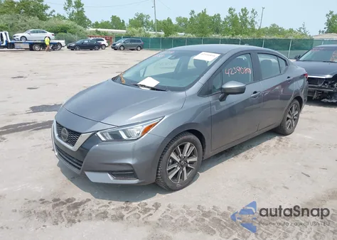 2021 Nissan Versa Sv Xtronic Cvt from USA, damaged, VIN 3N1CN8EV3ML849701